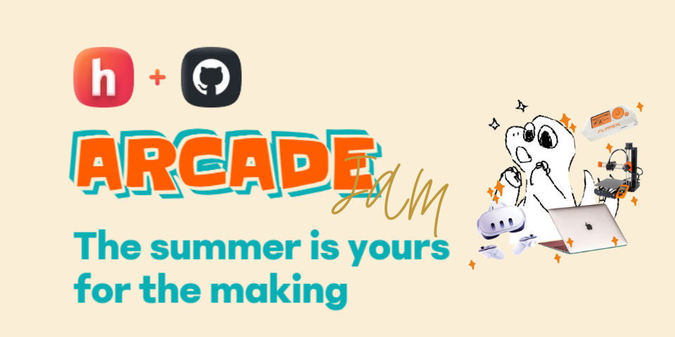 Arcade game jam poster for How I Won My First Game Jam