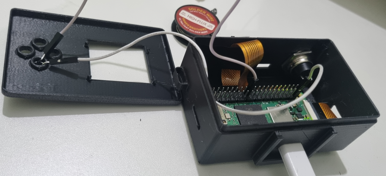 Extra wired shutter button